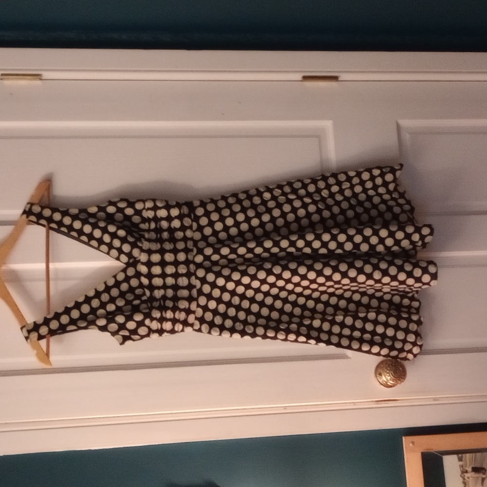 Polka dot forever 21 fit and flare dress